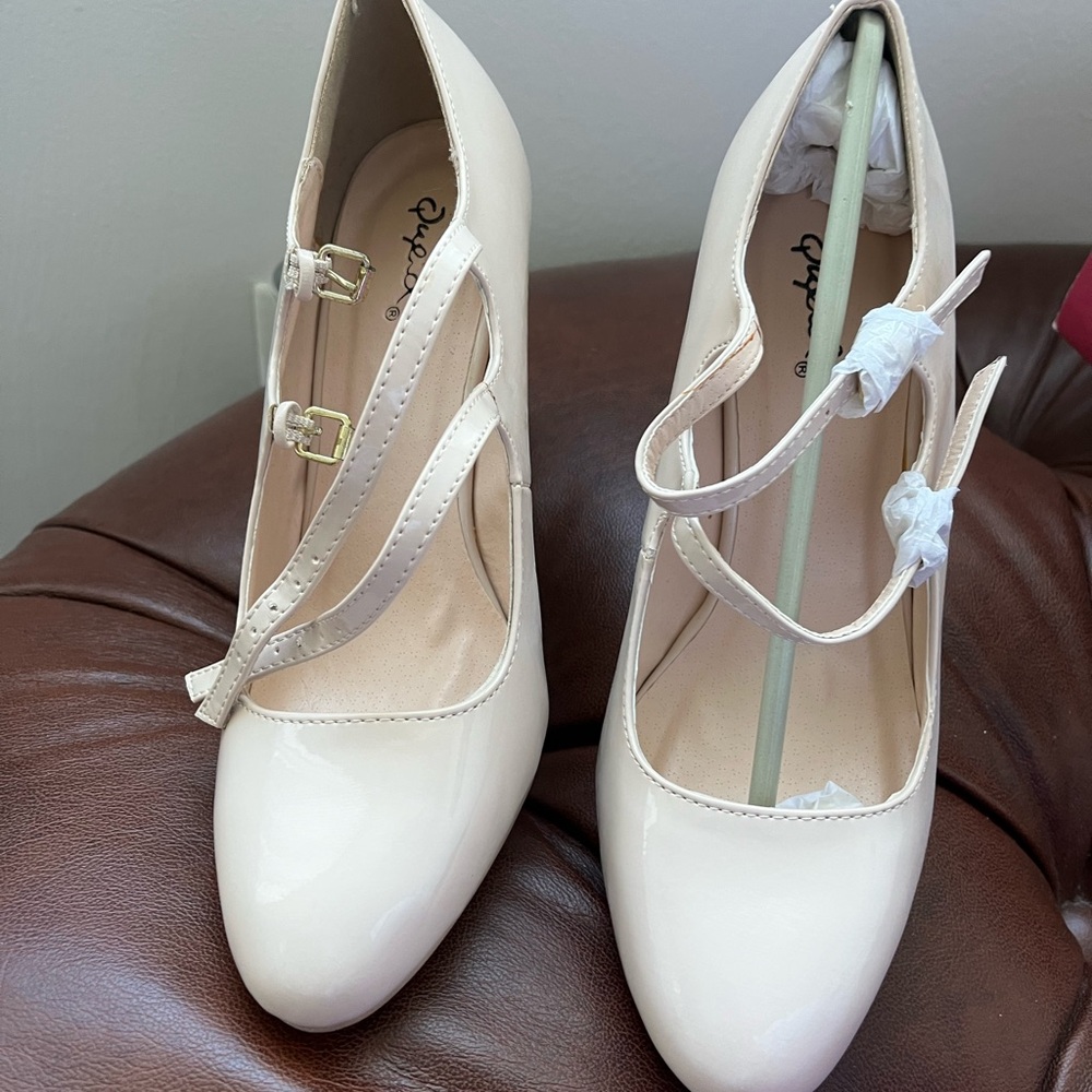 Brand New Cream Wedges